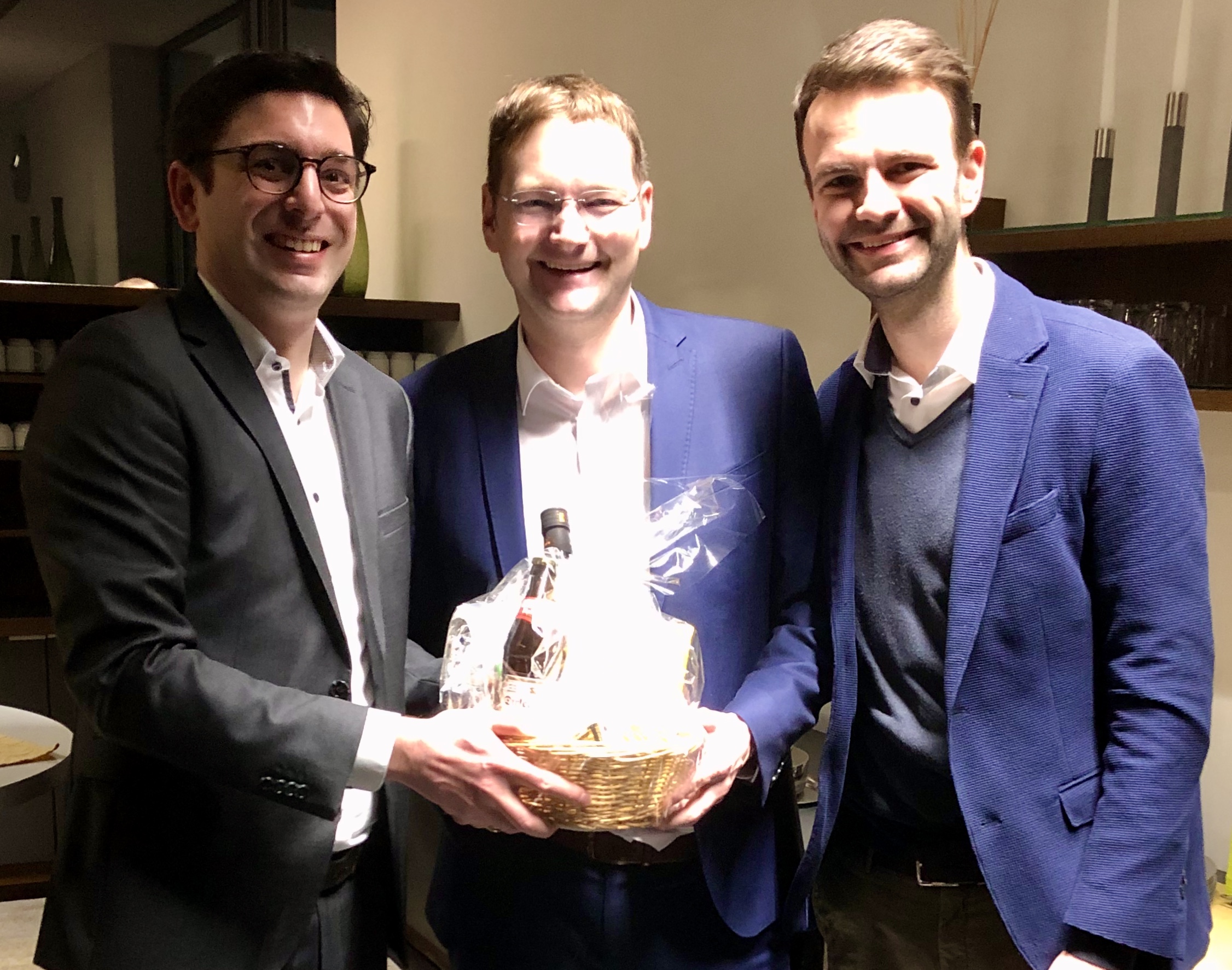 Thomas Rauch, Dr. Hans Reichhart, Florian Dorn (von links nach rechts)